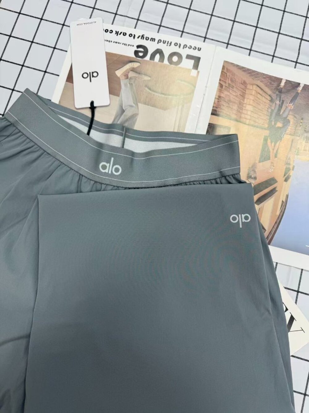 ALO Yoga Suit Up Pants 😝 Steel Grey Size:XXS 💘Casual Style nwt & authentic - Picture 3 of 7